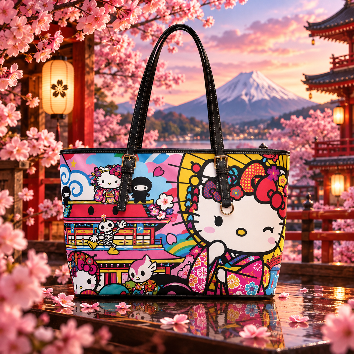 Kitti Tokyo Rebel Shoulder Tote