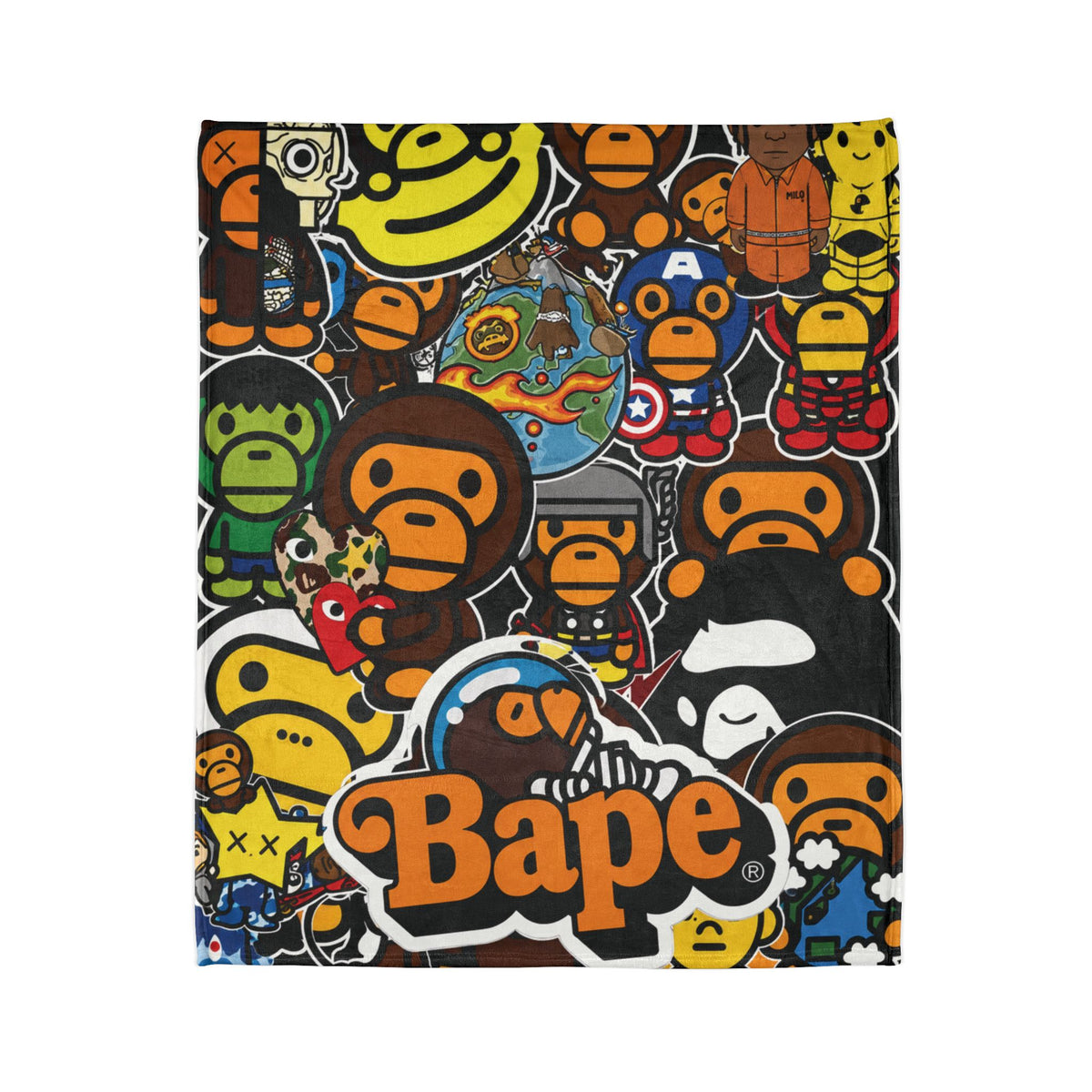 KITTI APE WORLD | MINKY FLEECE BLANKET | PGLE Collection