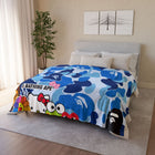 KITTI BLUE HUNNIDS | MINKY FLEECE BLANKET | PGLE Collection