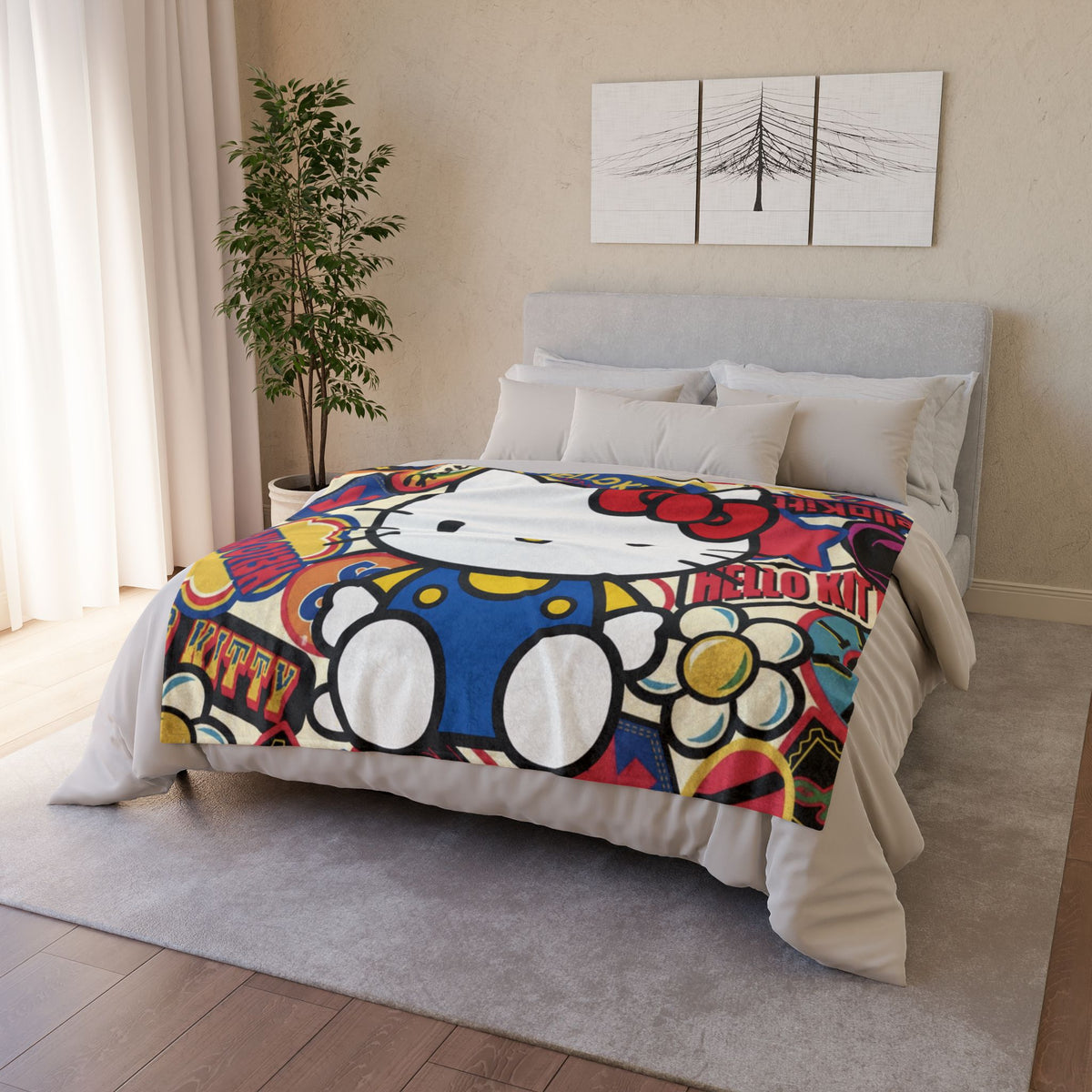 KITTI VARSITY DOLL | MINKY FLEECE BLANKET | PGLE Collection