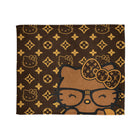 KITTI RICH GIRL | MINKY FLEECE BLANKET | PGLE Collection