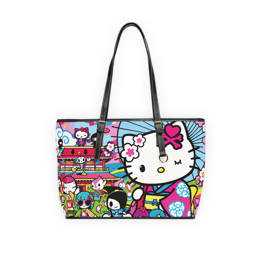 Kitti Sakura Street Shoulder Tote
