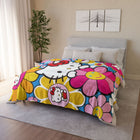 KITTI FLOWER CHILD | MINKY FLEECE BLANKET | PGLE Collection