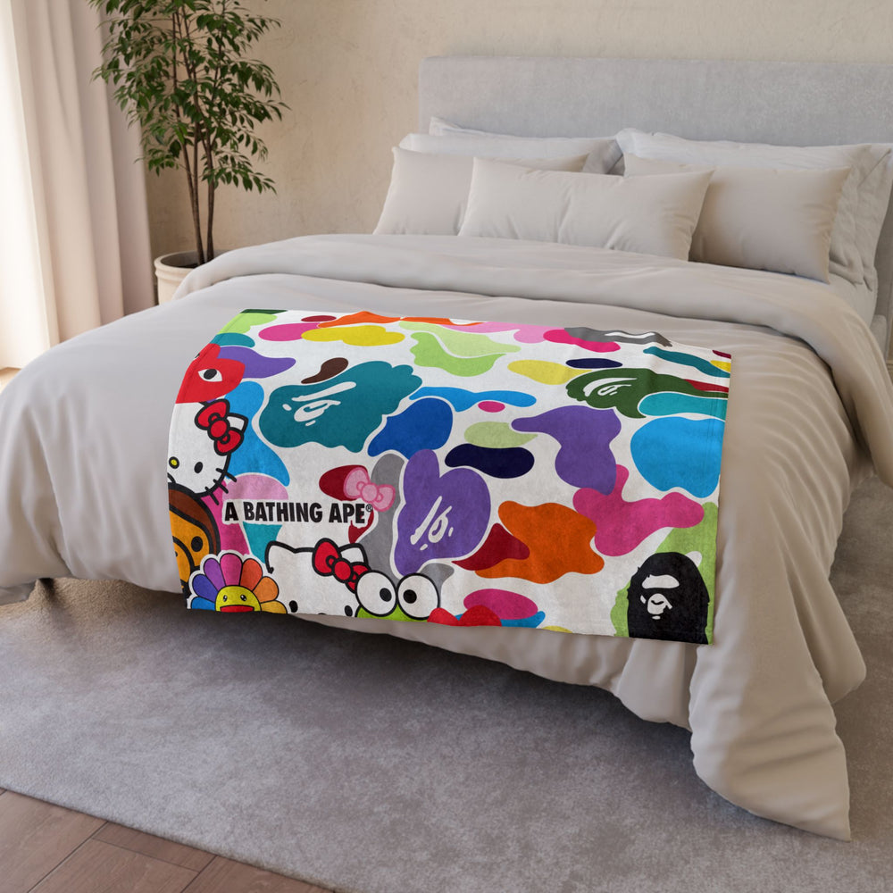 KITTI COLOR CRAZE | MINKY FLEECE BLANKET | PGLE Collection