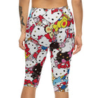Copy of Copy of Sanrio Character Collage Capri Leggings — Cute Kawaii Hello Kitty All-Over Print