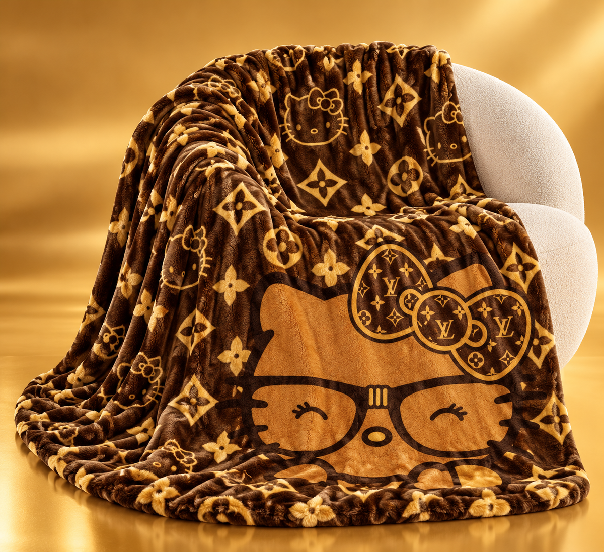 KITTI RICH GIRL | MINKY FLEECE BLANKET | PGLE Collection