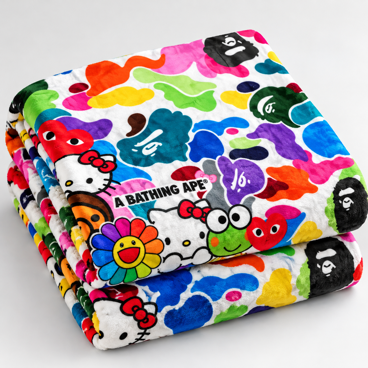 KITTI COLOR CRAZE | MINKY FLEECE BLANKET | PGLE Collection