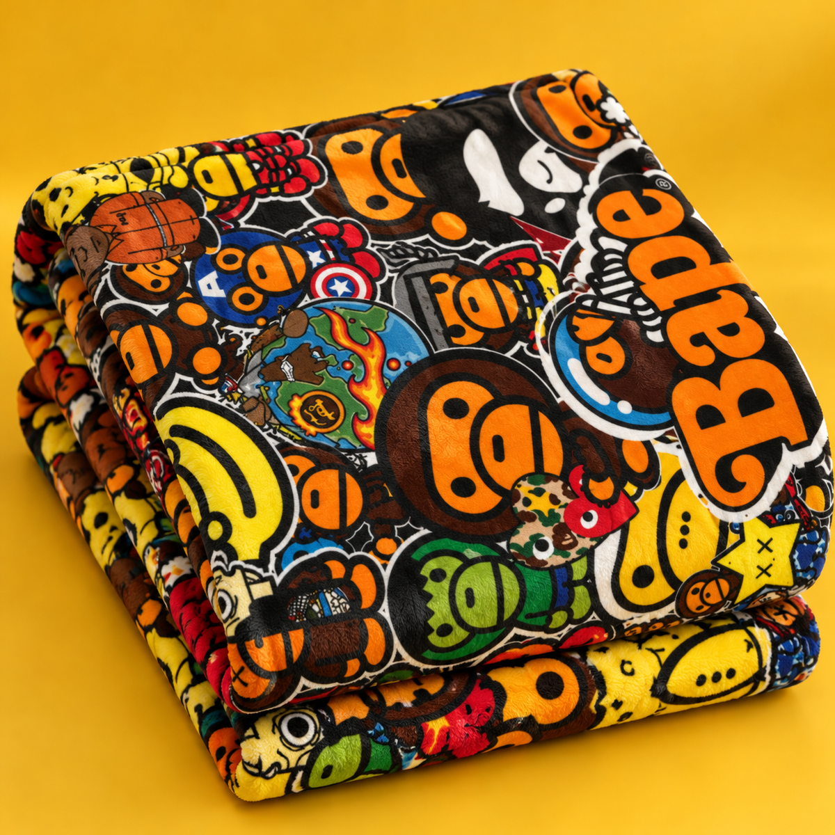 KITTI APE WORLD | MINKY FLEECE BLANKET | PGLE Collection